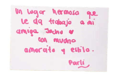 Mensajito escrito a mano por unx conventillerx